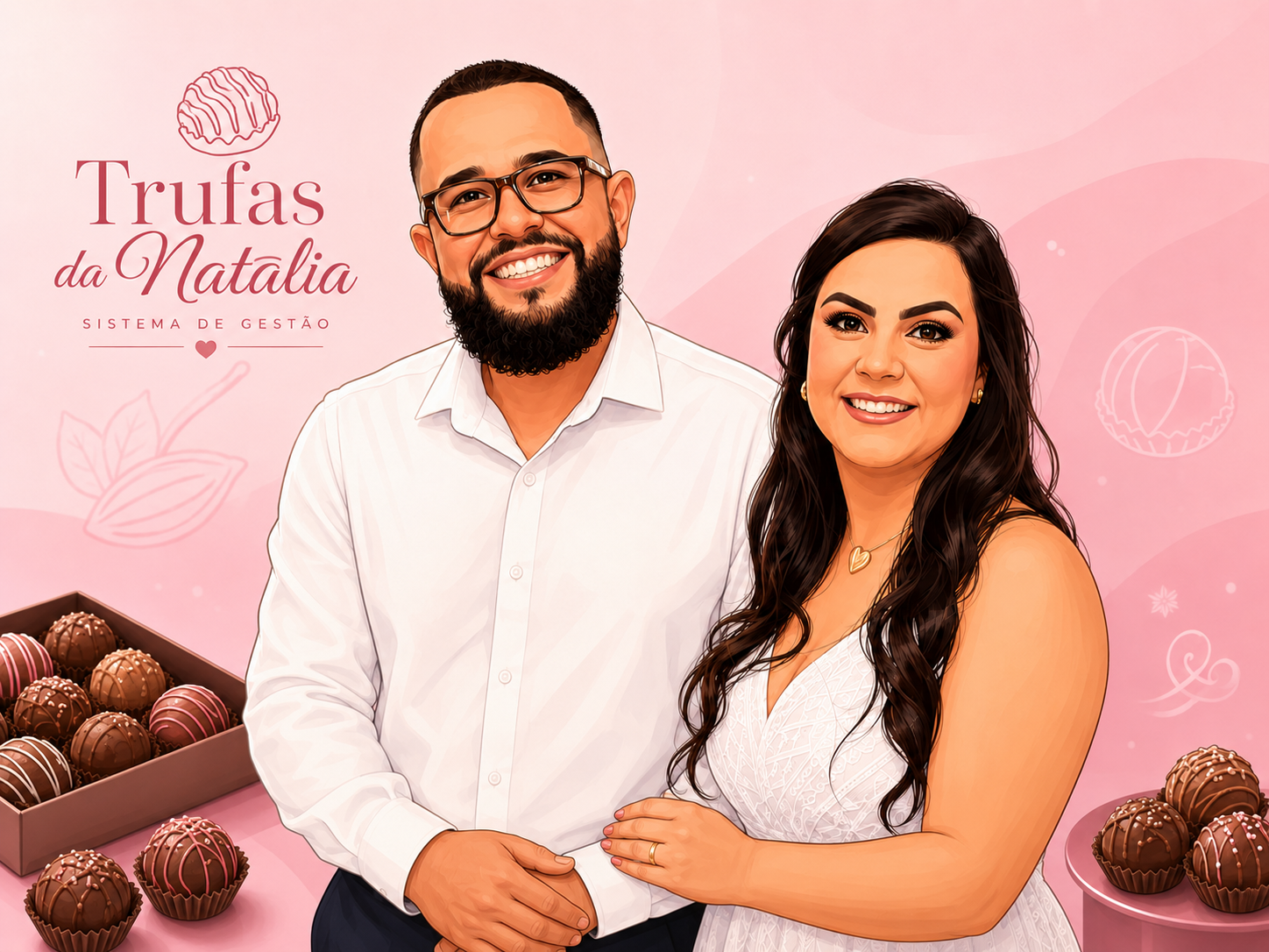 Ilustração da Trufas da Natalia